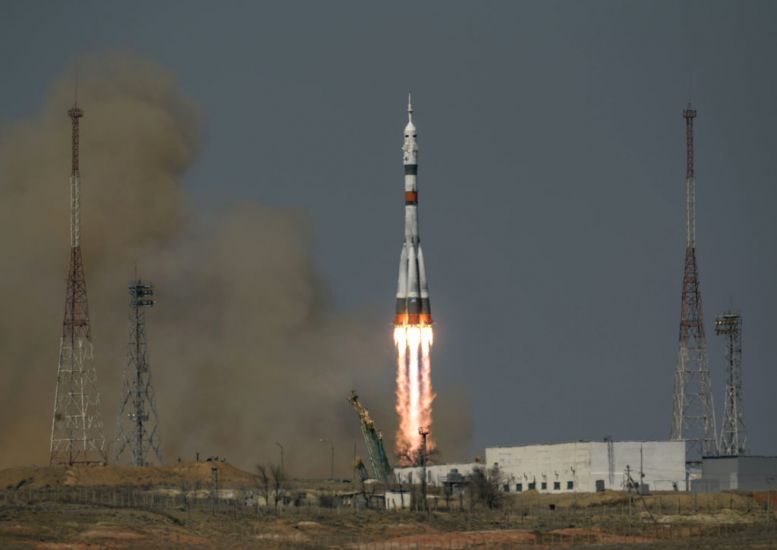 Russian-Us Space Crew En Route To International Space Station