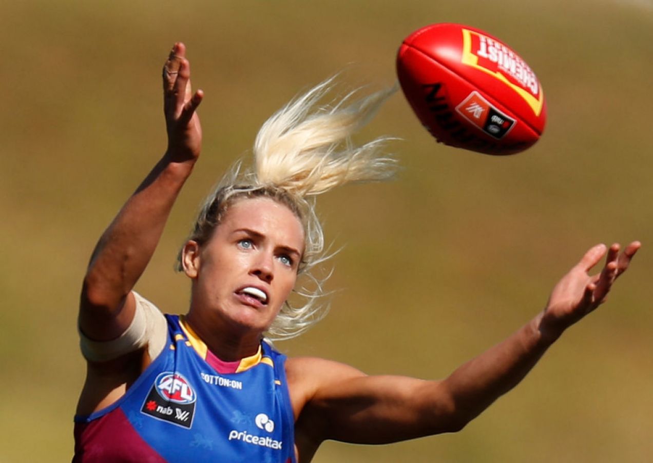 Orla O'dwyer (Tipperary) Playing For The Brisbane Lions During The 2021 Aflw Round Seven Match Against Collingwood Magpies. (Photo By Michael Willson/Afl Photos Via Getty Images)