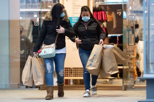 England Eases Restrictions As Customers Return To Shopping Centres