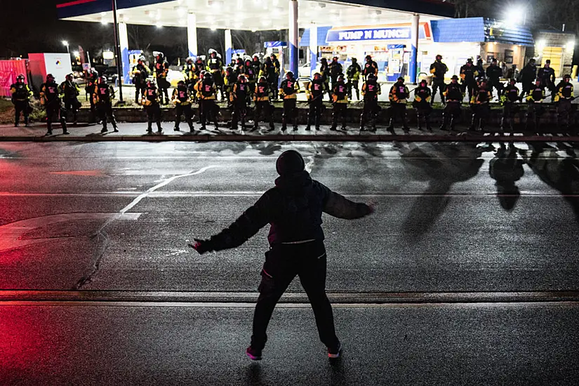 Second Night Of Protests In Minneapolis After Black Man Killed By Police