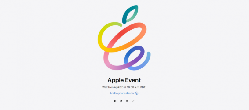 Apple Confirms ‘Special Event’ For April 20Th