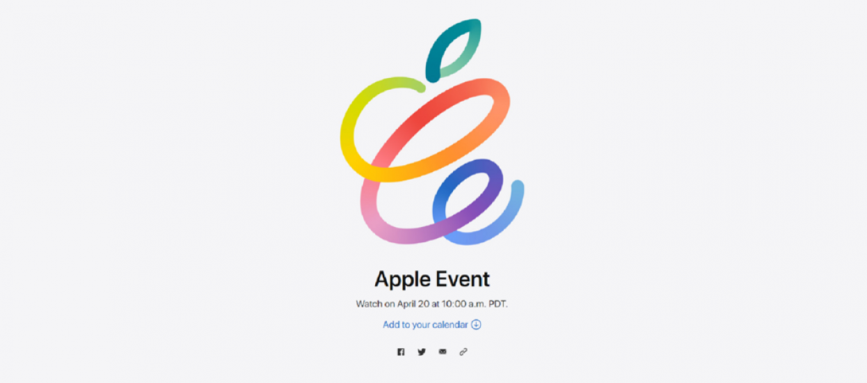 Apple Confirms ‘Special Event’ For April 20Th