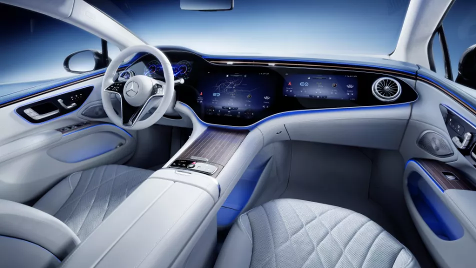 Mercedes Benz EQS interior