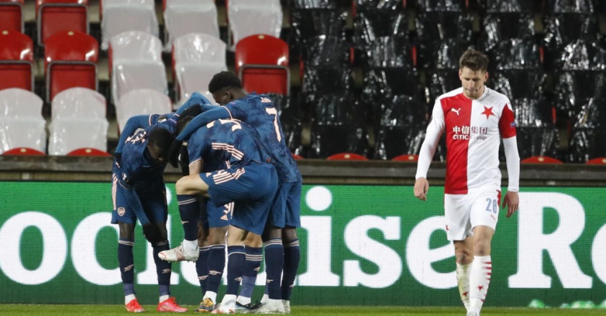 Arsenal 1-1 Slavia Prague – Europa League quarter-final, first leg