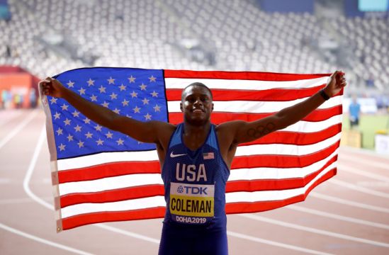 World 100M Champion Christian Coleman To Still Miss Olympics Despite Cut Of Ban