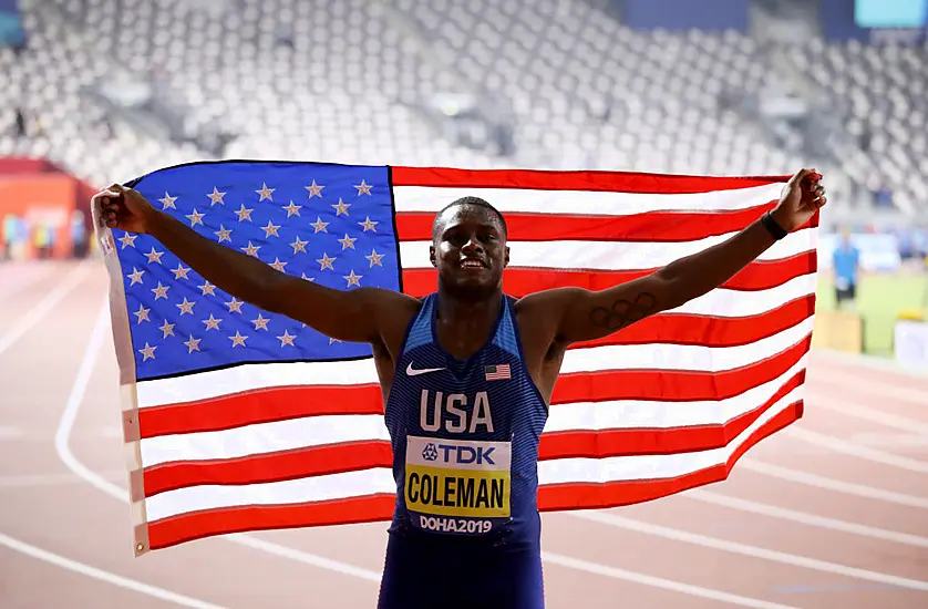 World 100M Champion Christian Coleman To Still Miss Olympics Despite Cut Of Ban