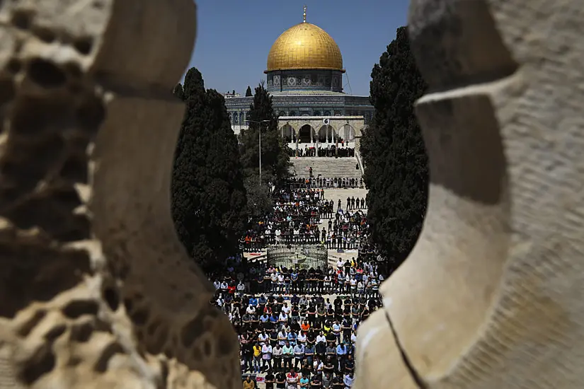 Muslims Pray At Sacred Jerusalem Site On First Friday Of Ramadan