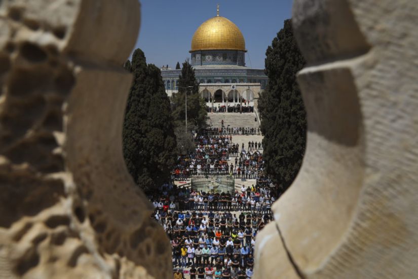 Muslims Pray At Sacred Jerusalem Site On First Friday Of Ramadan