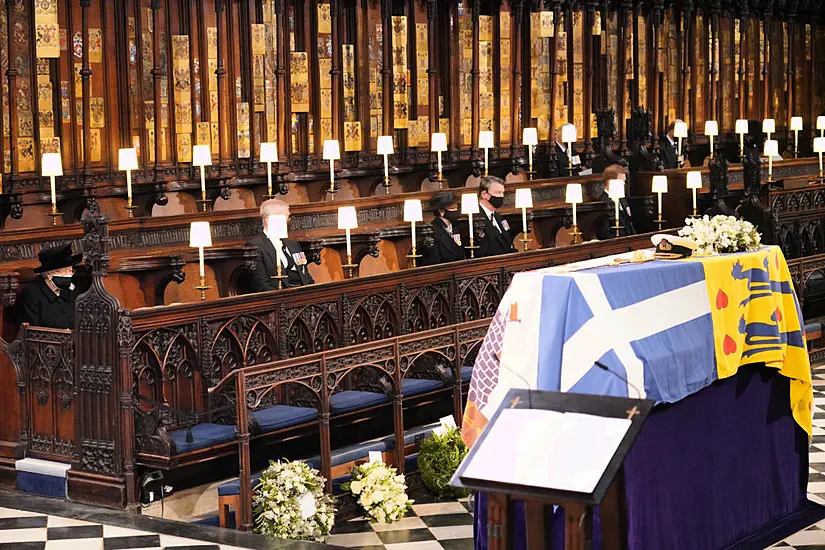 Queen Elizabeth Stands Alone To Bid Final Farewell To Prince Philip