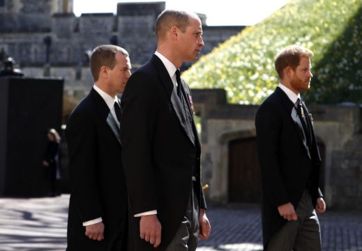 William And Harry Seen Chatting After Grandfather’s Funeral
