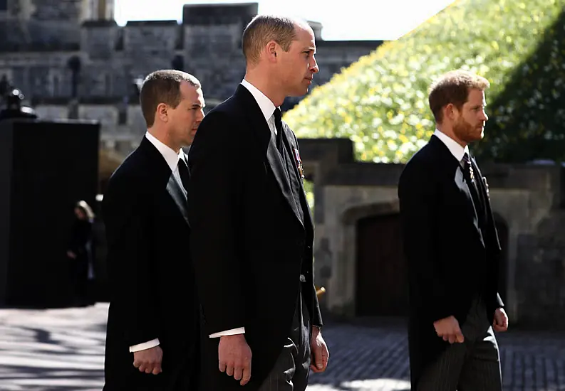 William And Harry Seen Chatting After Grandfather’s Funeral