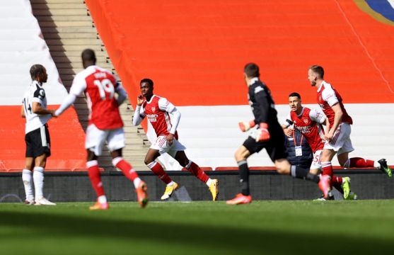 Eddie Nketiah's Stoppage-Time Strike Denies Fulham First Win At Arsenal