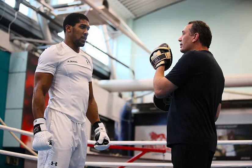 Anthony Joshua Could Be Without Trainer Rob Mccracken For Tyson Fury Fight