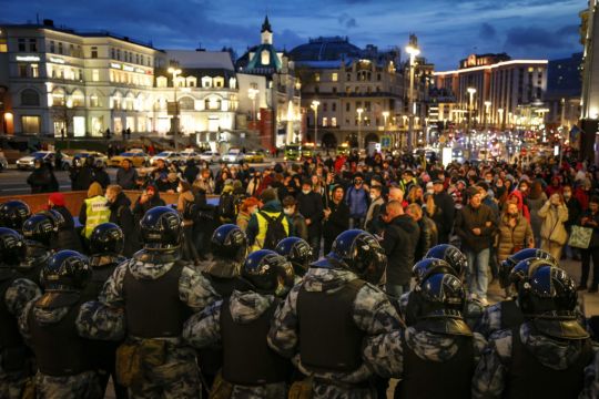 ‘Hundreds Arrested’ At Demonstrations Backing Russian Opposition Leader Navalny