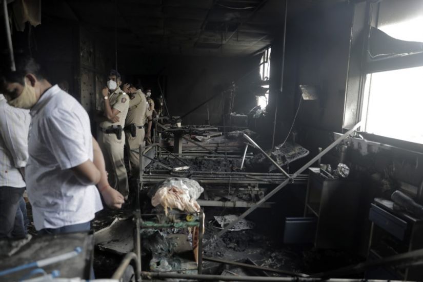 Fire Kills 13 Covid-19 Patients At Indian Hospital