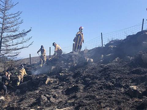 Wildfires In Mourne Mountains Set To Continue Into Third Day