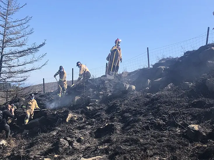 Wildfires In Mourne Mountains Set To Continue Into Third Day