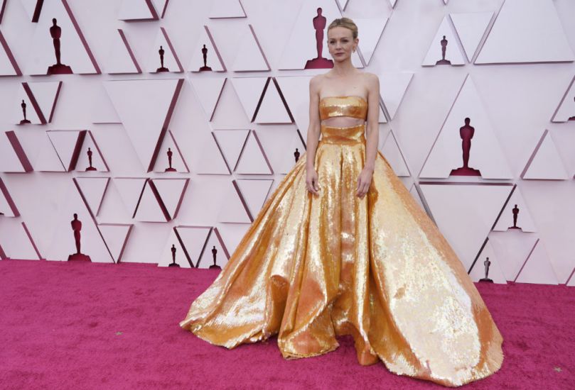 Sparkles, Sequins And Sneakers Made For A Joyous Oscars Red Carpet