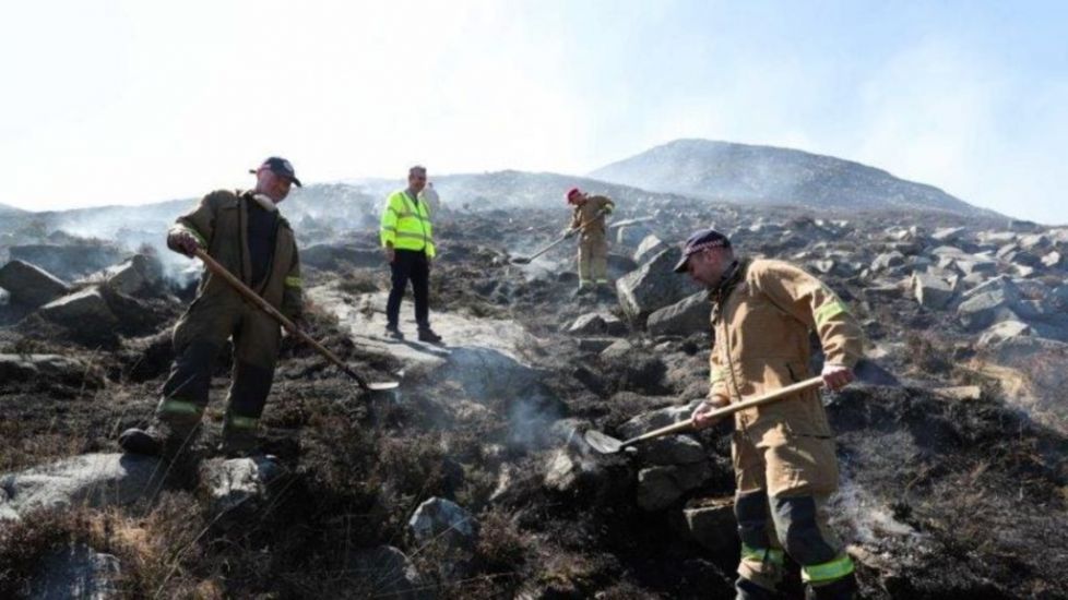 Mourne Mountains Blaze Started Deliberately, Says Fire Service