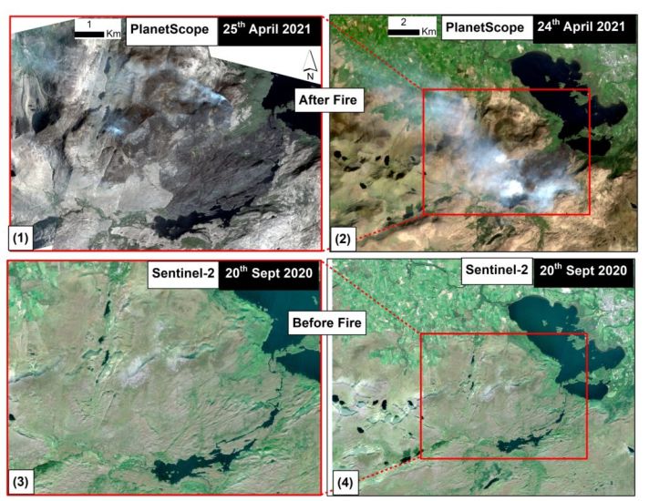 View: Satellite Images Reveal Devastation Of Killarney National Park Fire