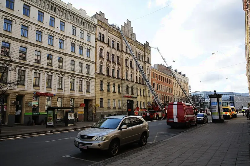 Eight Die In Building Blaze In Latvian Capital