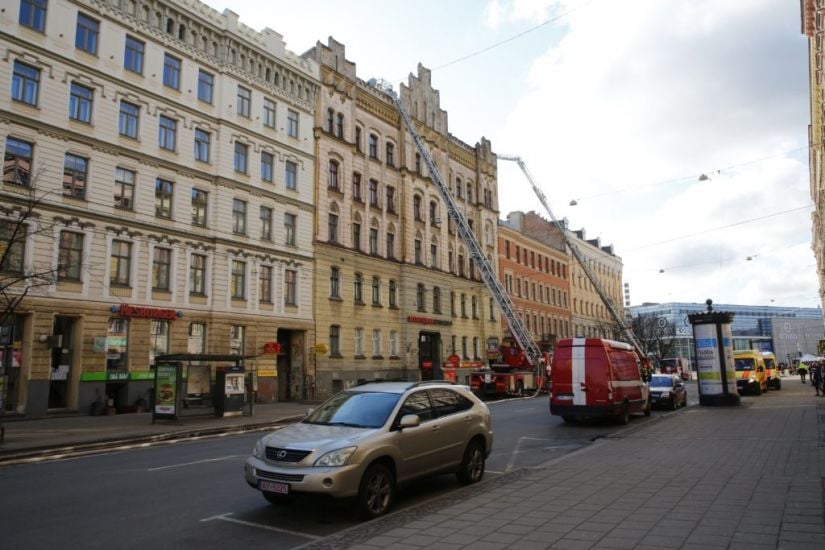 Eight Die In Building Blaze In Latvian Capital