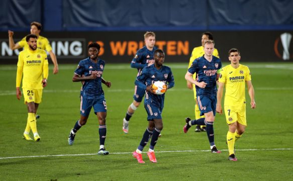 Nicolas Pepe Away Goal Gives 10-Man Arsenal Hope In Narrow Defeat To Villarreal