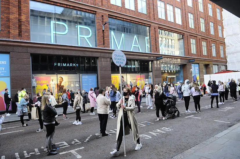 Long Queues Outside Shops In Belfast And Derry As Lockdown Eases