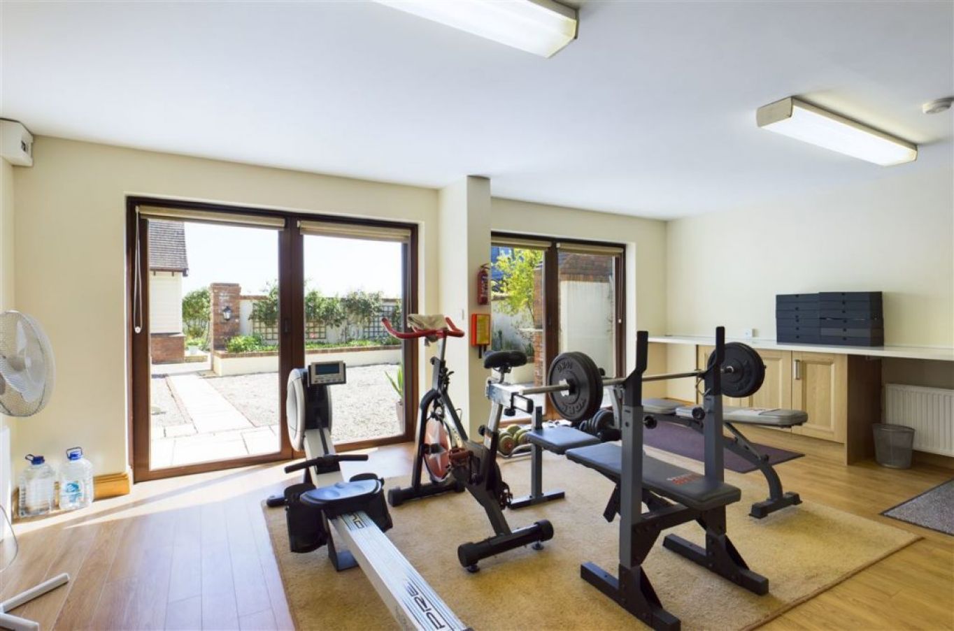 The Adjoining Converted Double Garage Has Been Equipped With A Gym. Photo: Courtesy Of Re/Max Property Specialists.