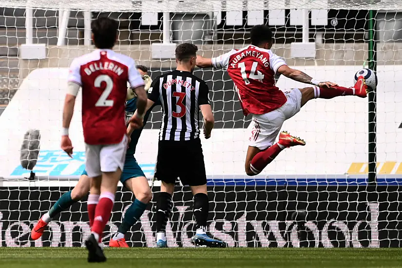 Pierre-Emerick Aubameyang On Target As Arsenal Ease Past Newcastle