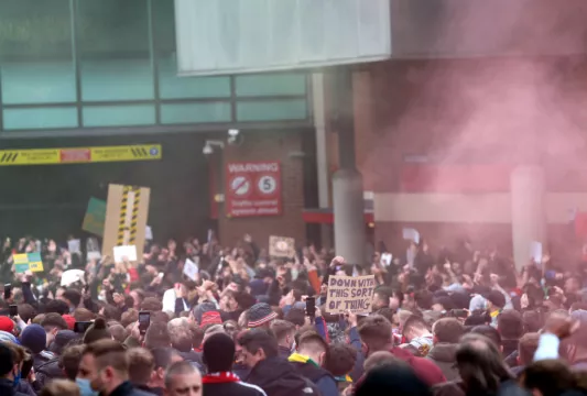 Man Arrested After Police Officers Injured At Manchester United Protest