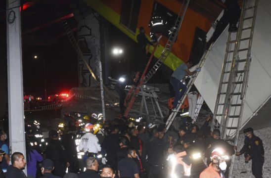 20 Dead And Dozens Injured As Metro Overpass Collapses In Mexico City