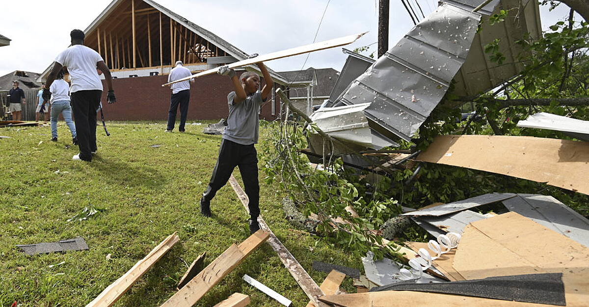 Three killed as storms spawn tornadoes across southern US