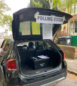 British Polling Station Set Up In Car Boot ‘After Church Warden Overslept’