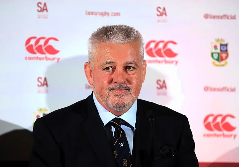 Gatland Confident Lions Squad Has Firepower To Match South Africa