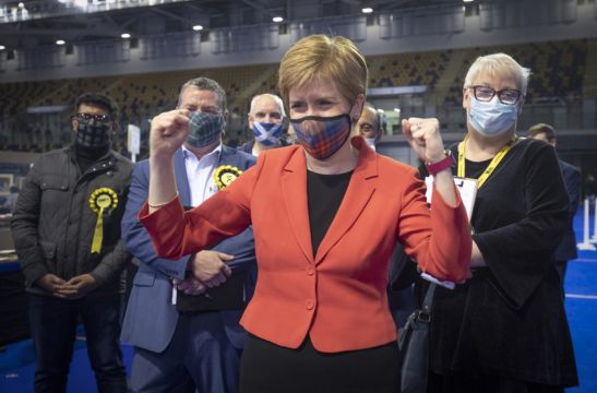 Nicola Sturgeon Marks Re-Election With Vow To Stage Indyref2