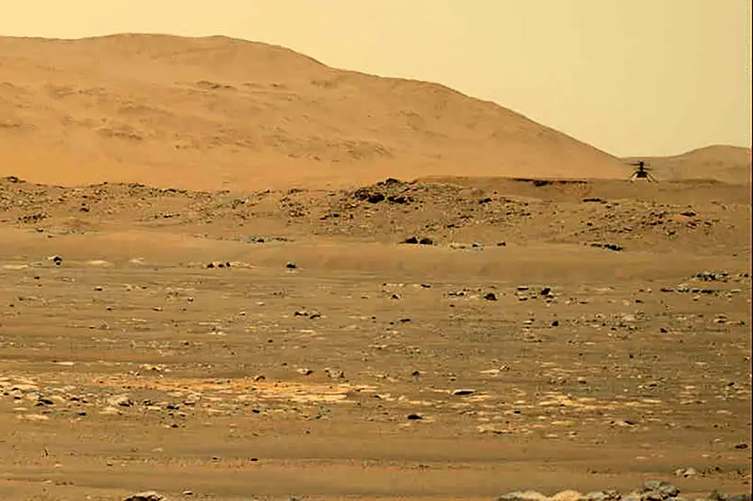 Nasa Mars Helicopter Heard Humming Through Thin Martian Air