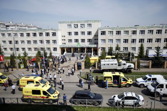 Teenager Held After Nine Killed In School Shooting In Russia