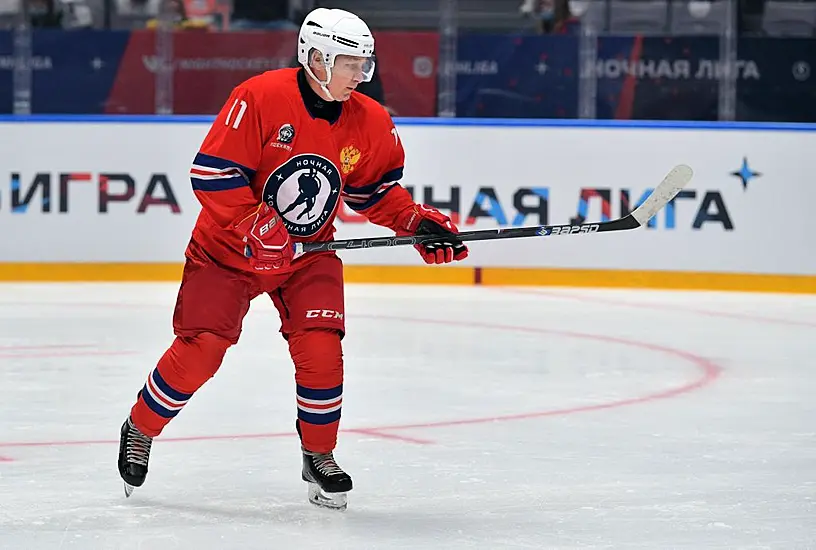 Putin Plays Ice Hockey In First All-Star Event Since Pandemic