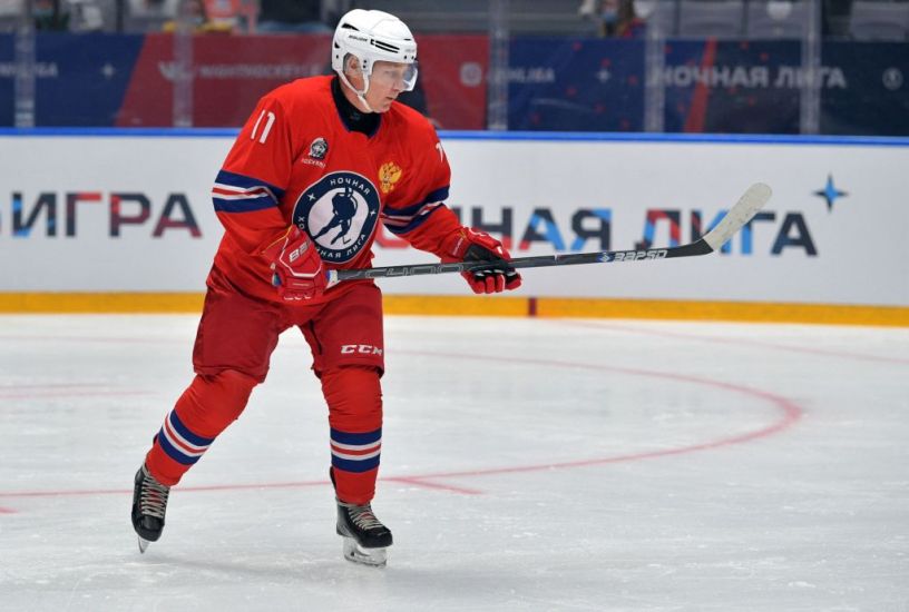 Putin Plays Ice Hockey In First All-Star Event Since Pandemic