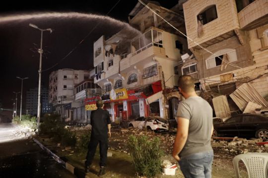 Israel Rockets Destroy Gaza City Police Headquarters, Hamas Says