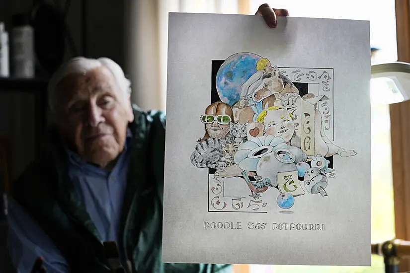 88-Year-Old Artist Finishes Year Of Pandemic ‘Daily Doodles’