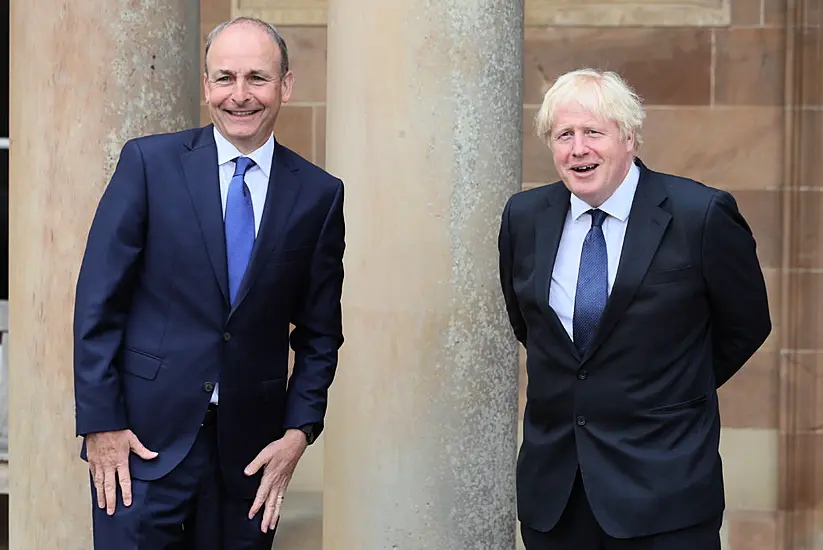 Taoiseach And Johnson Meeting To Discuss The North And Brexit Tensions