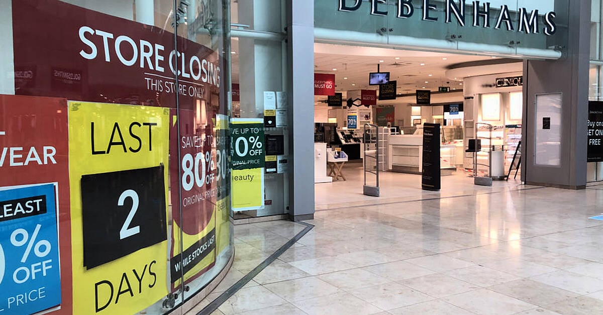 Final Debenhams stores to shut as chain's 243-year history ends