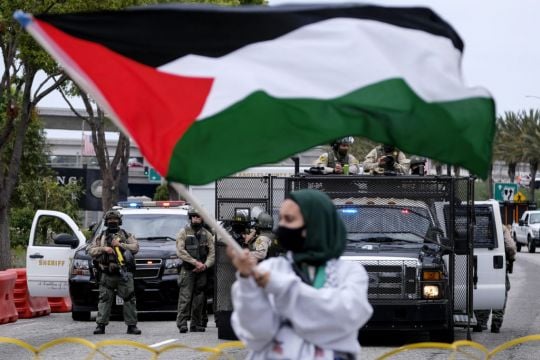 Protesters Take To Streets Across Us In Support Of Palestinians