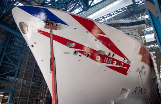 Largest Cruise Ship For Uk Staycation Cruises Arrives In Southampton