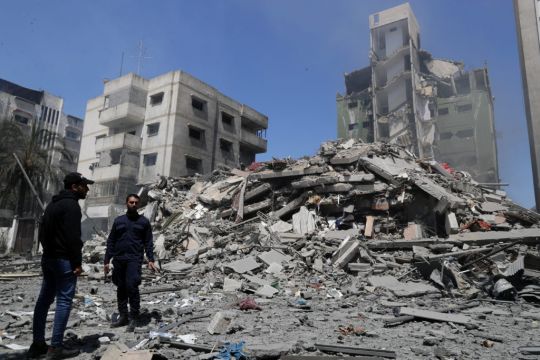 Israeli Air Strikes Kill 42, Toppling Buildings In Gaza City