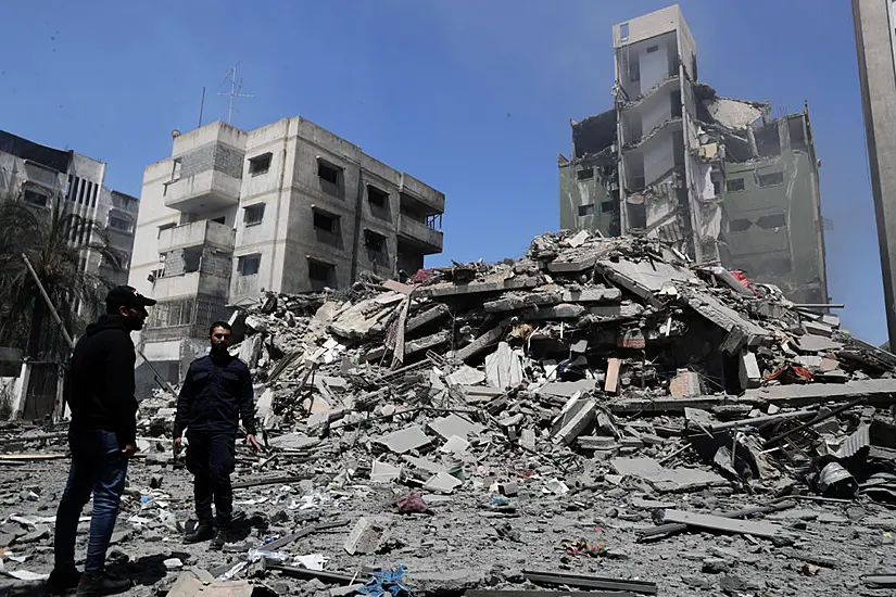 Israeli Air Strikes Kill 42, Toppling Buildings In Gaza City