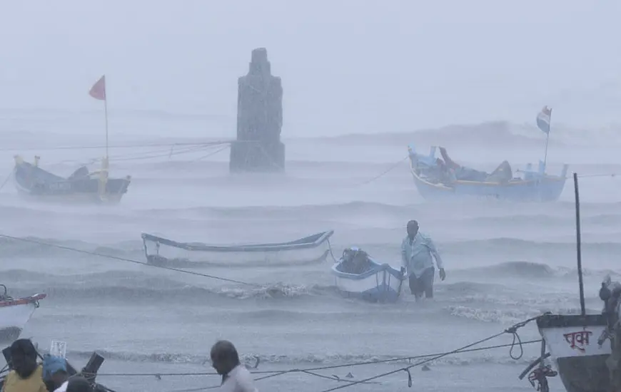 India Scours Sea After Barge Sinks And Second Vessel Adrift Following Cyclone