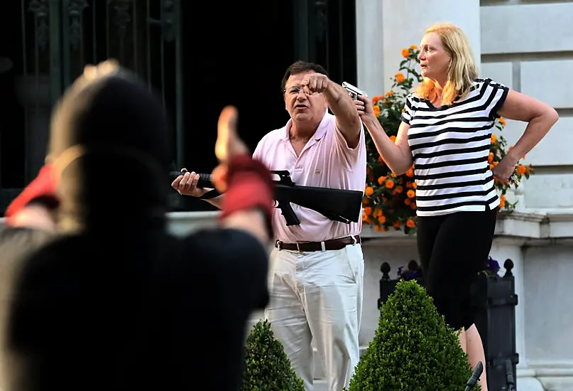 St Louis Man Who Waved Rifle At Protesters Announces Senate Bid